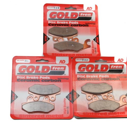 Brake Pads Front & Rear For Sfm ZZ 125 SM (Cast Wheel) 2013-2015