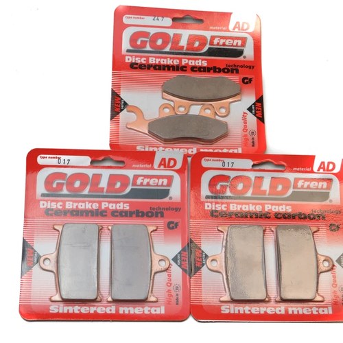 Brake Pads Front & Rear For Triumph Daytona 955i Single side arm 2001-2004