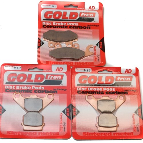 Brake Pads Front & Rear For Bombardier/Brp Rally 200 2005-2007
