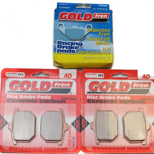 Brake Pads Front & Rear For Honda GL 1000 K3 Goldwing 1978