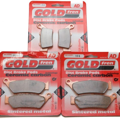 Brake Pads Front & Rear For Bmw F 800 GS Triple Black 2012 Complete Set