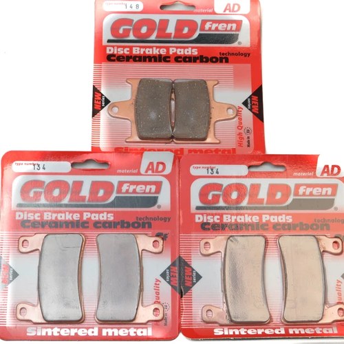 Brake Pads Front & Rear For Honda CB 400 Superfour NC39 1999-2003