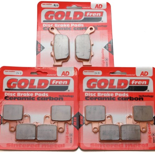 Brake Pads Front & Rear For Kawasaki Z 750 R (ZR 750 Nbfa) 2012