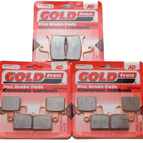 Brake Pads Front & Rear For Kawasaki Zzr 1400 ABS ZX 1400 D8F 2008-2011