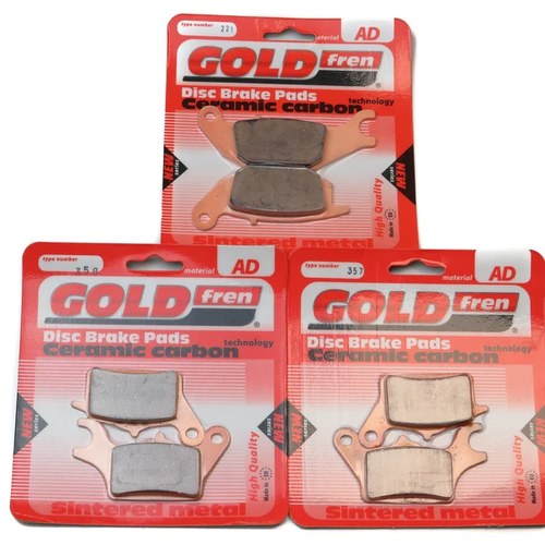 Brake Pads Front & Rear For Yamaha MW 125 Tricity Scooter 2014-2016