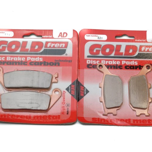 Brake Pads Front & Rear For Honda Cbf 500 4 (Non ABS Model) 2004