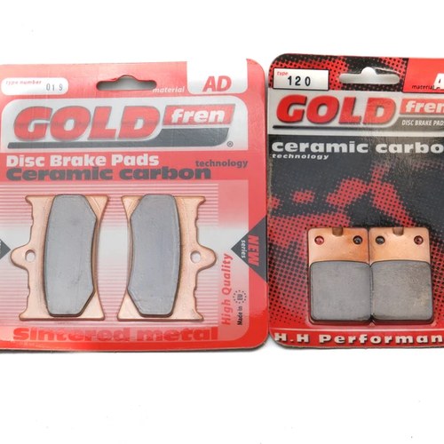 Brake Pads Front & Rear For Benelli Spring 50 1993-