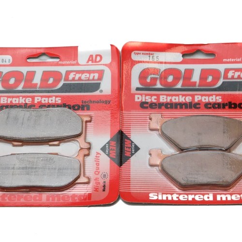 Brake Pads Front & Rear For Yamaha Xvs 1300 Midnight Star Custom 2014-2017
