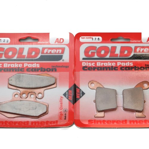 Brake Pads Front & Rear For Honda-Hm Crm 50 Derapage Competition 2007-2008