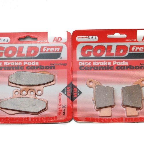 Brake Pads Front & Rear For Ajp PR3 200 M/X Pro 2012-2014