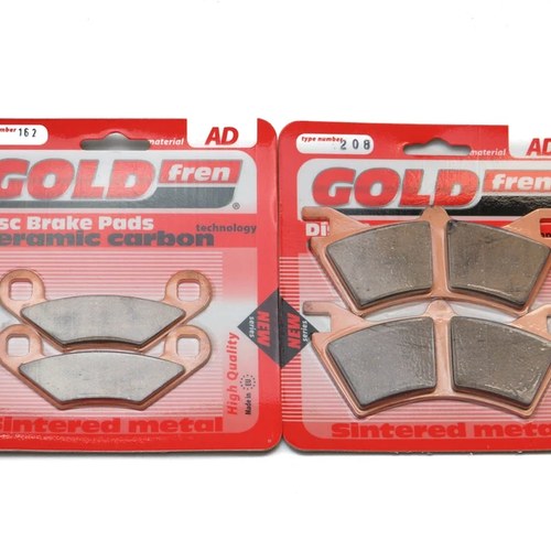 Brake Pads Front & Rear For Polaris 500 Sportsman 6 x 6 2000-2008