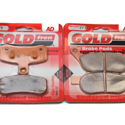 Brake Pads Front & Rear For Harley Davidson Flstf Fat Boy 2008-2014