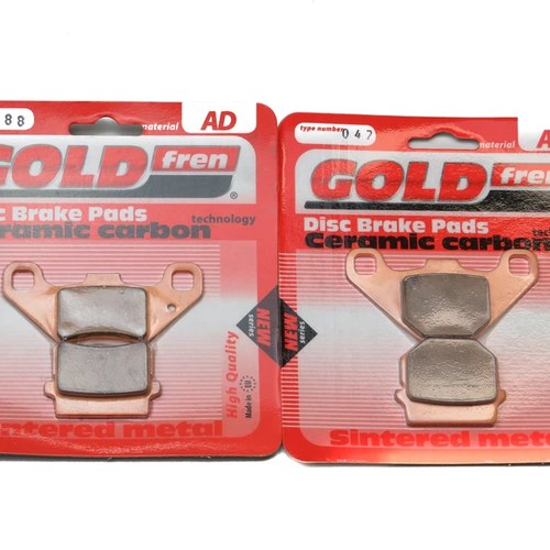Brake Pads Front & Rear For Mh/Motorhispania Ryz 50 Enduro 2013-2014