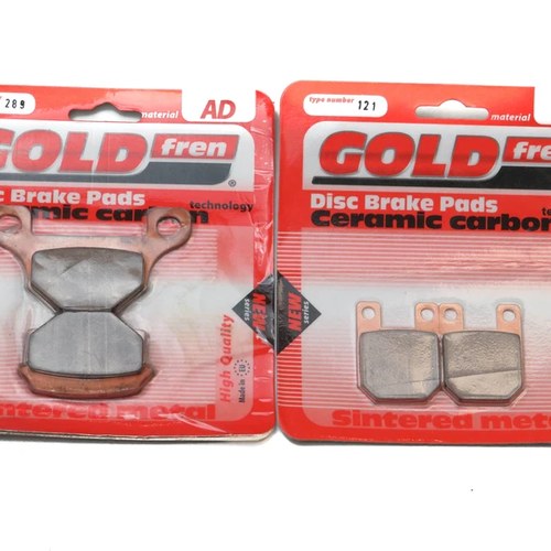 Brake Pads Front & Rear For Motorhispania Duna 125 Hard Enduro 2008-2014
