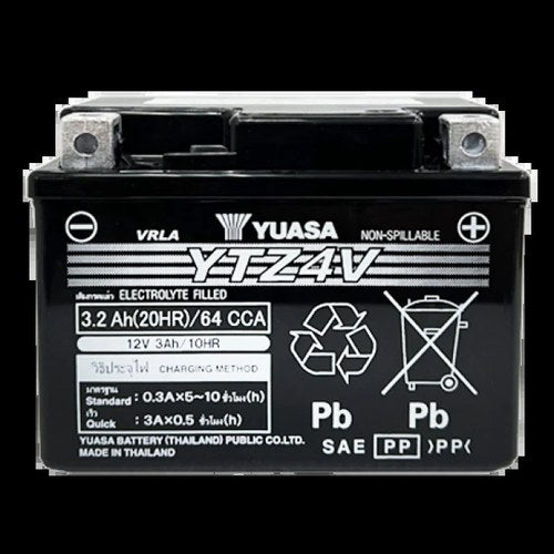 Yuasa YTZ4V Maintenance Free Agm For 12-Volt Battery