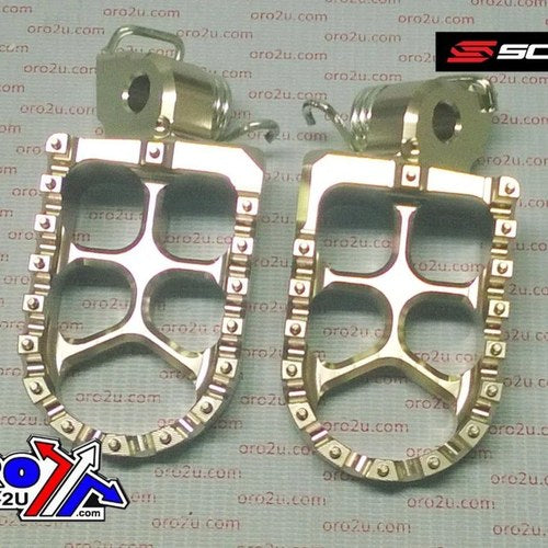 Scar Grey Alum Foot Pegs Gas EC200 18-20, EC250 18-20, All XC Models 18-20
