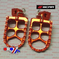 Scar Orange Alum Foot Pegs KTM SX125/150 16-18, EXC-F/SX-F 250-500 17-18