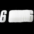 6/9 White Decal 4.5"/11cmPK20