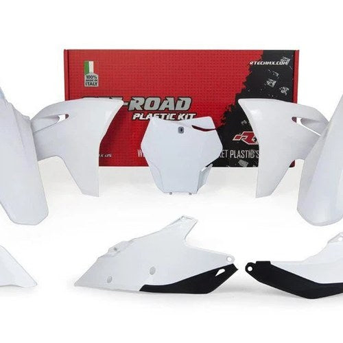 R-TECH White Plastic KIT/6 Gas MC/MC-F/EX/EX-F 125-450 2021-2023
