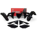 R-TECH Black Plastic Kit Honda CRF450R 2017-2018, CRF250R 2018