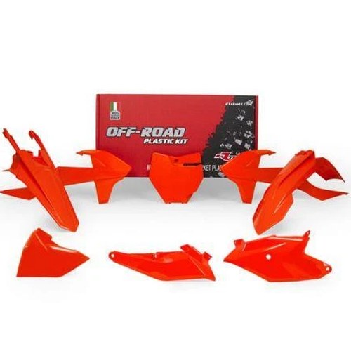 R-TECH Neon Orange Plastic KIT/6 KTM SX85 2018-2024, Gas MC85 2021-2023