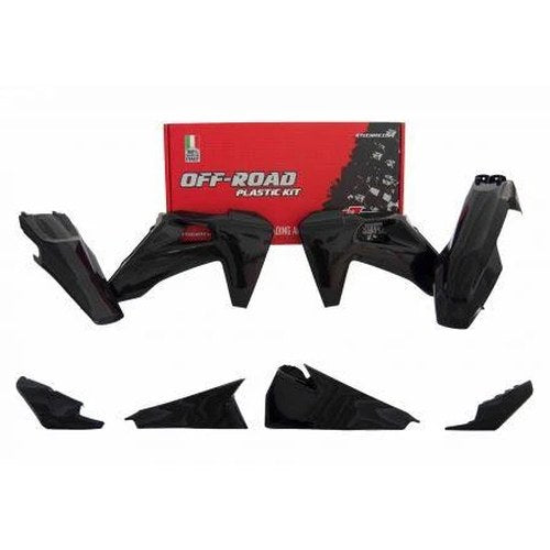 R-TECH Black Plastic KIT/5 Husqvarna TE125-300, FE250-501 2020-2023