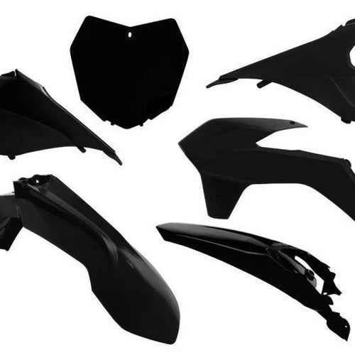 R-TECH Black Plastic KIT/6 KTM SX125/150 13-15, SX250 13-16, SX-F 13-15