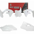 R-TECH White Plastic KIT/5 Kawasaki KX250/X 2021-2024, KX450/X 2019-2023