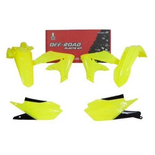R-TECH Neon Yellow Plastic KIT/4 Yamaha WR250F 2020-2022, WR450F 2019-2022