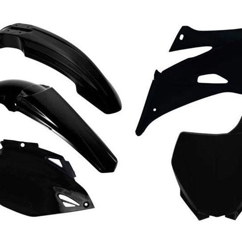 R-TECH Black Plastic KIT/5 Yamaha YZ250F 2006-2009, YZ450F 2006-2009