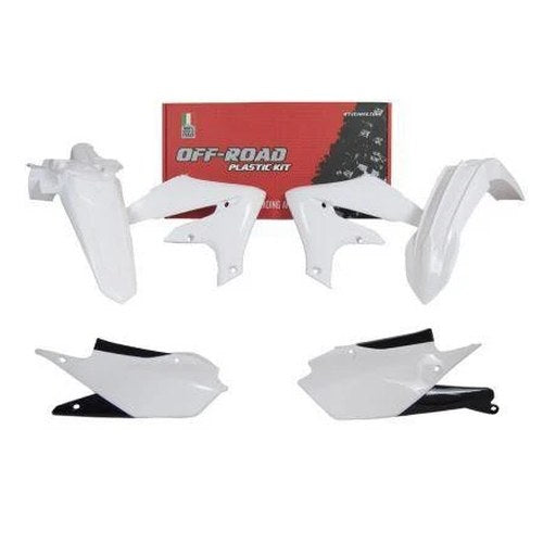 R-TECH White Plastic KIT/4 Yamaha WR250F 2020-2022, WR450F 2019-2022