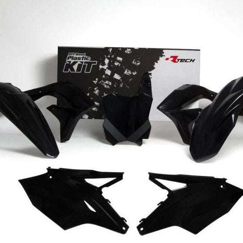 R-TECH Black Plastic KIT/5 Kawasaki KX450F 2016-2018