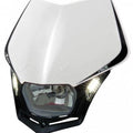 R-TECH V-FACE WHITE/BLACK Universal LED Headlight