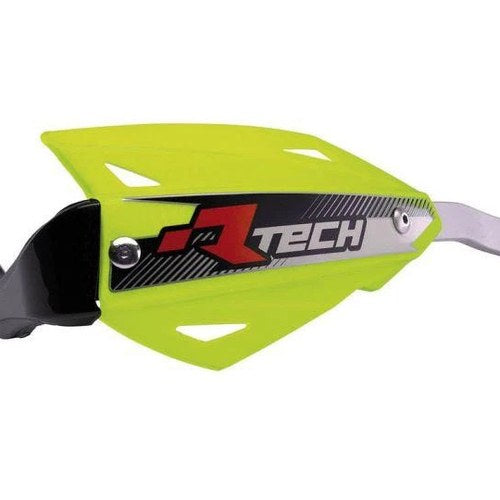 R-TECH Flo Yellow Vertigo Handguards With Bar