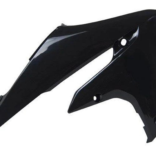 R-TECH Black Radiator Scoops Yamaha YZ250F 19-23, YZ250FX 20-24, WR250F 20-24