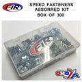 Speed Fasteners Assorted Kit, Box OF 300