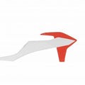 R-TECH WHITE/ORANGE Rad Scoops KTM EXC/EXCF/XC-W/XCF-W 150-500 2020-2023
