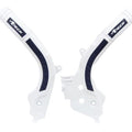 R-TECH WHITE/BLACK Grippy Frame Guard Husqvarna FC/FS/FX/TC/TX 19-20, TE/FE 20