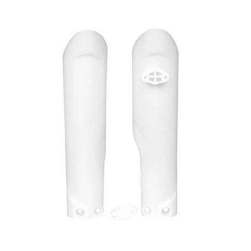 R-TECH White Lower Fork Guards KTM SX85 2018-2024, Husqvarna TC85 2014-2017