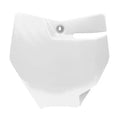R-TECH White Front Number Plate KTM SX85 2018-2024, Gas MC85 2021-2024
