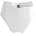 White Front Number Plate KTM XC/XC-F 250-450 2017-2018