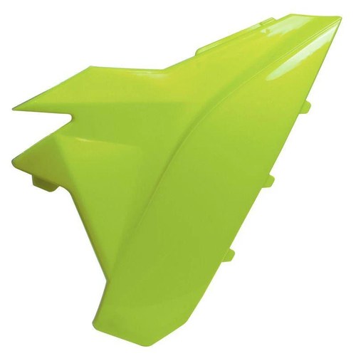 R-TECH Neon Yellow Left Air Box Cover Beta RR 125-480 2020-2022