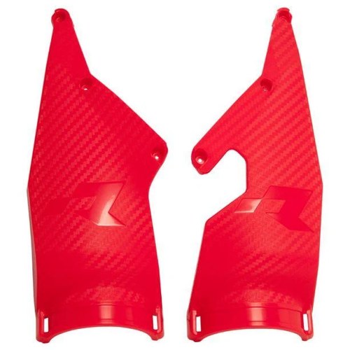 R-TECH Red Triple Clamp Protectors For Beta RX Number Board 2020-2023
