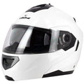 Osone Road Helmet XS 54 Gloss White, Flip UP Double Visor
