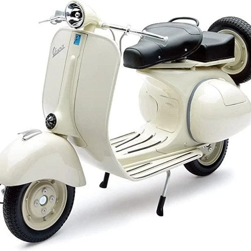 Newray Die Cast Model Vespa 150 VL1T Off White Cream, Scale 1:6