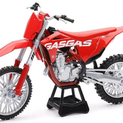 Newray Die Cast Model Gas MC 450 F, Red, Scale 1:12