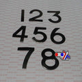 Number Plate Digits Big 3, Each