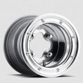 Itp Polished Alloy Rim 9x8, 4/115, 3+5, A-6 Trac Lock Series Wheel, Beadlock