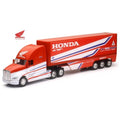 Newray Die Cast Model Hrc Kenworth T700 Team Truck Red & White, Scale 1:32