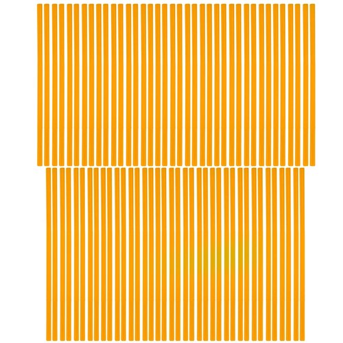 Orange Spoke Skin Set 8.5" & 7.5", 76 Pcs